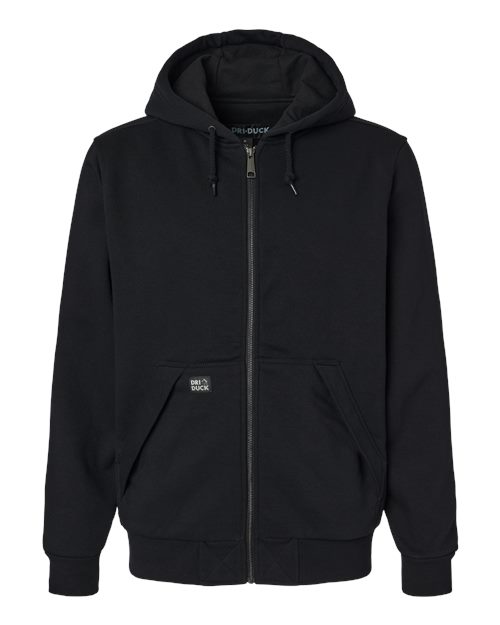 DRI DUCK Men's Mission Full-Zip Hooded Jacket - Black Front