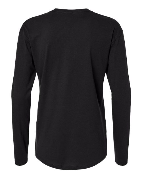 Next Level Women's Cotton Relaxed Long Sleeve Tee - Back