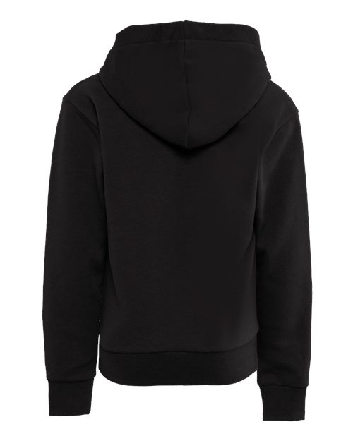 Next Level Youth Santa Barbara Fleece Hoodie Sweatshirt - Back