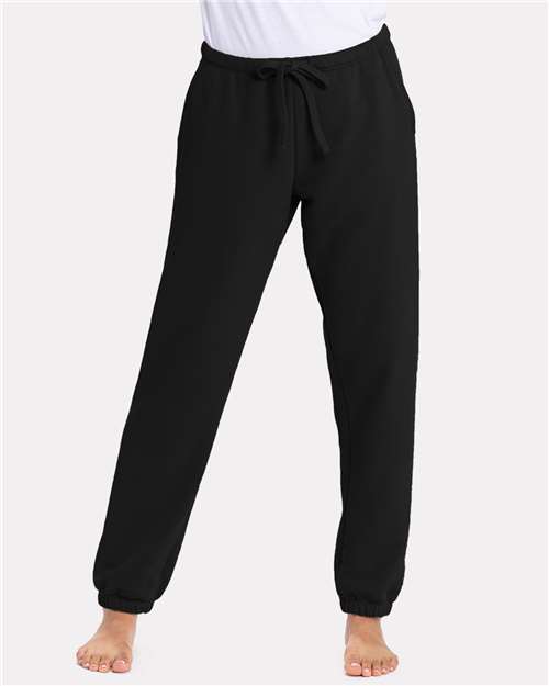 Next Level Women's Laguna Sueded Sweatpants - Model Front