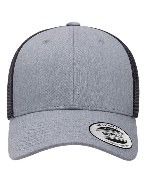 Elite Cap - Heather/ Black Front