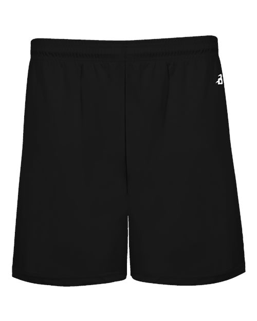 Badger Youth B-Core 4" Pocketed Shorts - Black Front
