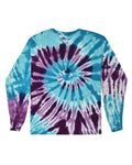 Colortone Unisex Tie-Dyed Long Sleeve T-Shirt - Barbados Front