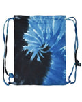 Colortone Tie-Dyed Drawstring Bag - Blue Ocean Front