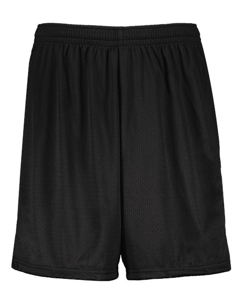 Augusta Sportswear Men's Modified 7" Mesh Shorts - Black Front