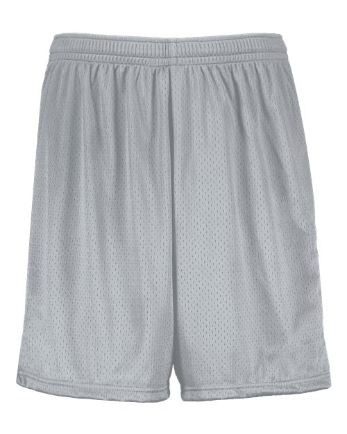 Augusta Sportswear Men's Modified 7" Mesh Shorts - Silver Front