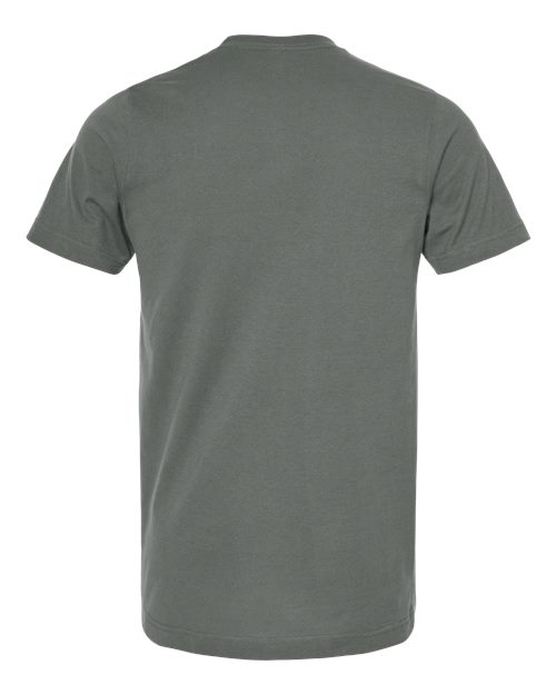Combed Cotton T-Shirt - Charcoal Grey Back