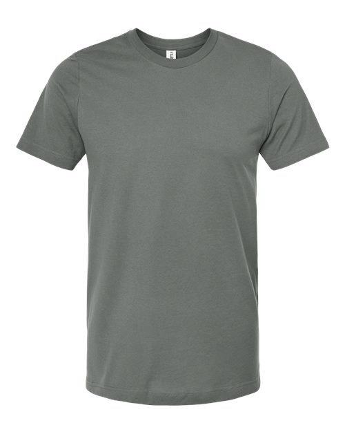 Combed Cotton T-Shirt - Charcoal Grey Front