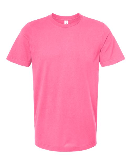 Combed Cotton T-Shirt - Charity Pink Front