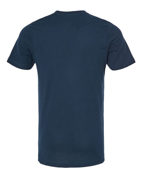 Combed Cotton T-Shirt - Navy Blue Back