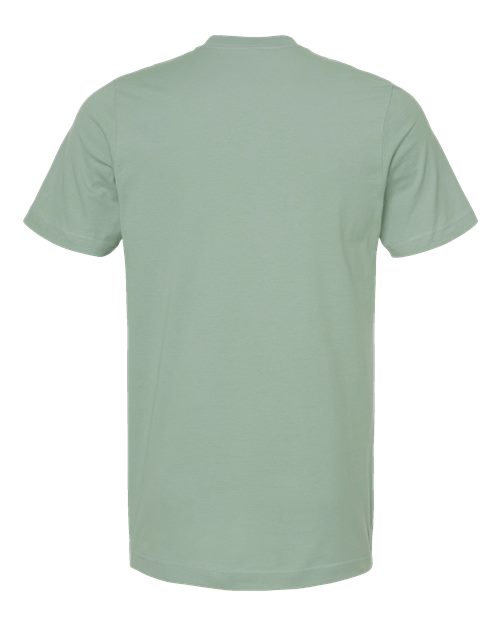 Combed Cotton T-Shirt - Light Sage Back
