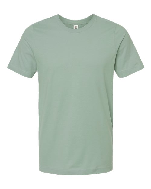 Combed Cotton T-Shirt - Light Sage Front