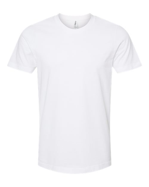 Combed Cotton T-Shirt - White Front