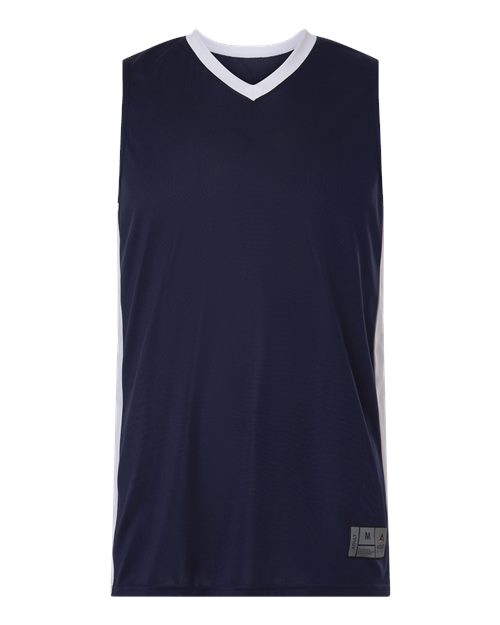 Augusta Sportswear Men's Match-Up Basketball Jersey - Navy/ White Front