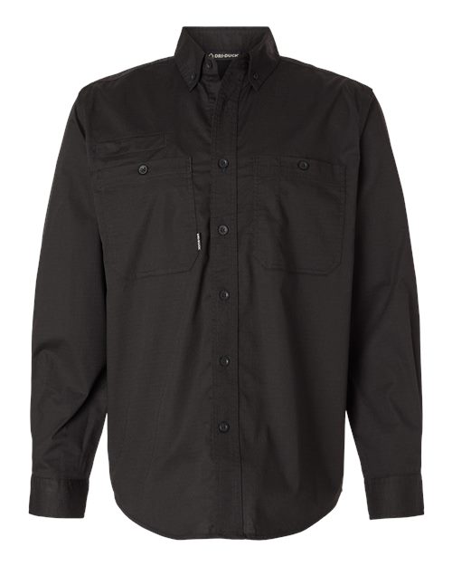 DRI DUCK Men's Craftsman Woven Shirt - Black Front