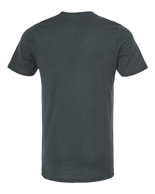 Combed Cotton T-Shirt - Dark Grey Back