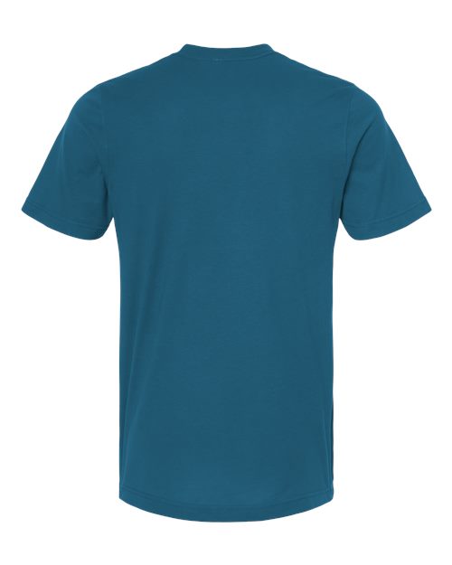 Combed Cotton T-Shirt - Deep Teal Back
