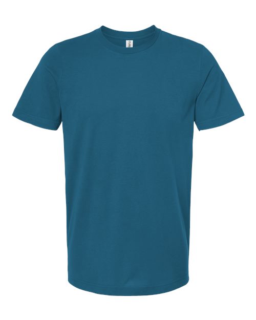 Combed Cotton T-Shirt - Deep Teal Front