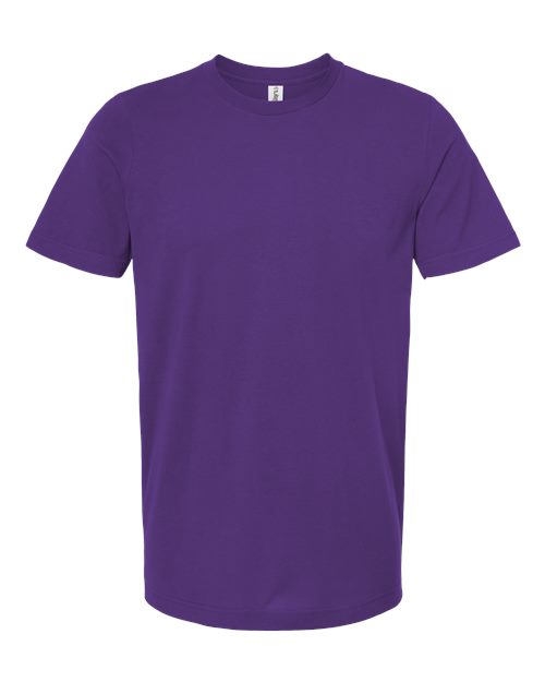 Combed Cotton T-Shirt - Deep Purple Front