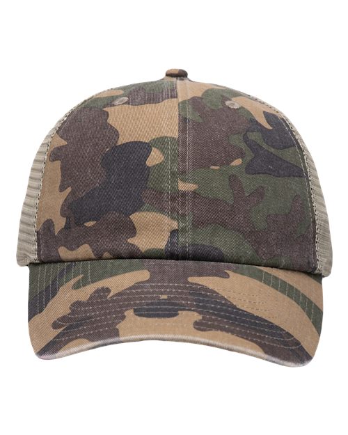 47 Brand Trawler Cap - Camo Green Front