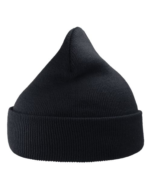 Atlantis Headwear Sustainable 12" Knit Beanie - Navy Front