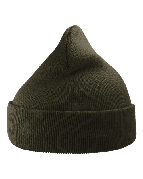Atlantis Headwear Sustainable 12" Knit Beanie - Olive Front