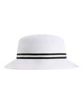 Imperial The Oxford Performance Bucket Hat - White/ Black Front