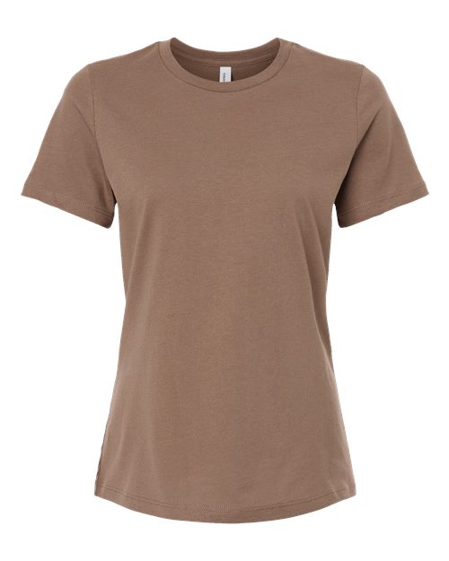BELLA + CANVAS Women’s Relaxed Jersey Tee - Vintage Brown Front