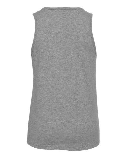 BELLA + CANVAS Youth Heather CVC Tank - Back
