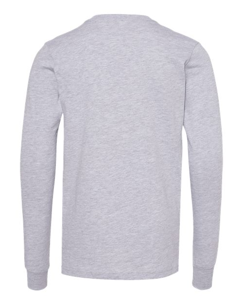 Youth Heather CVC Long Sleeve Tee - Athletic Heather Back