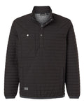 DRI DUCK Men's Keystone Quilted Pullover - Black Front