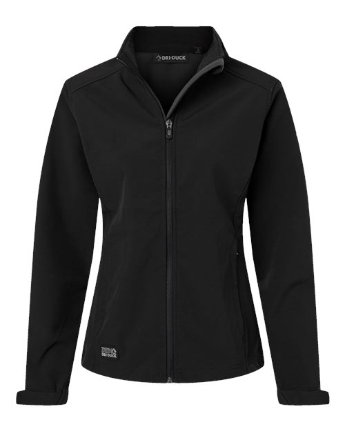 DRI DUCK Women's Motion Soft Shell Jacket - Black Front