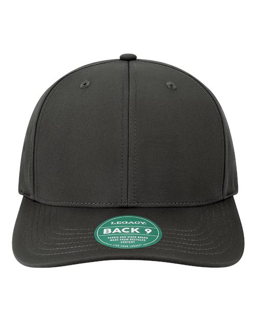 LEGACY Back Nine Cap - Black Front