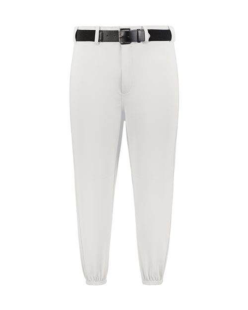 Augusta Sportswear Unisex Gamer Classic Baseball Pants - White Front