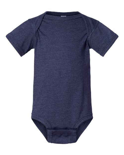 Rabbit Skins Infant Fine Jersey Bodysuit - Vintage True Navy Front