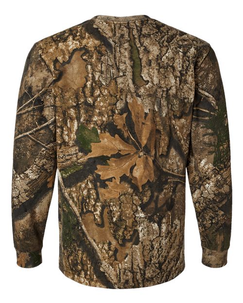 Unisex Realtree® Camo Long Sleeve Tee - RealTree APX Back