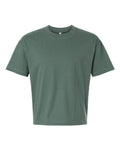 LAT Unisex Boxy Jersey Tee - Basil Front