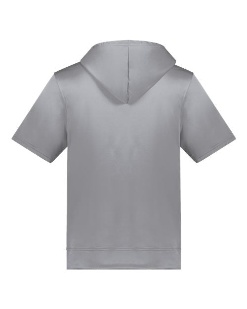 Augusta Sportswear Unisex Fleece Short Sleeve Hooded Pullover - Back