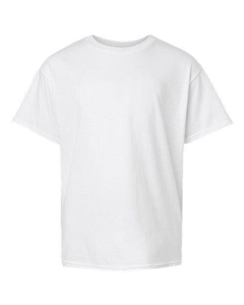 Youth Fine Jersey Tee - White Front