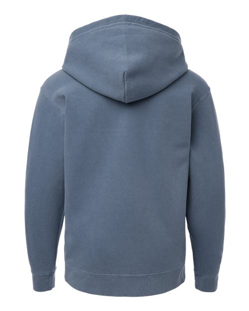 Comfort Colors Youth Garment-Dyed Lightweight Hooded Sweatshirt - Back