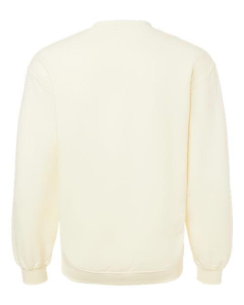 Unisex Softstyle® Midweight Crewneck Sweatshirt - Off White Back