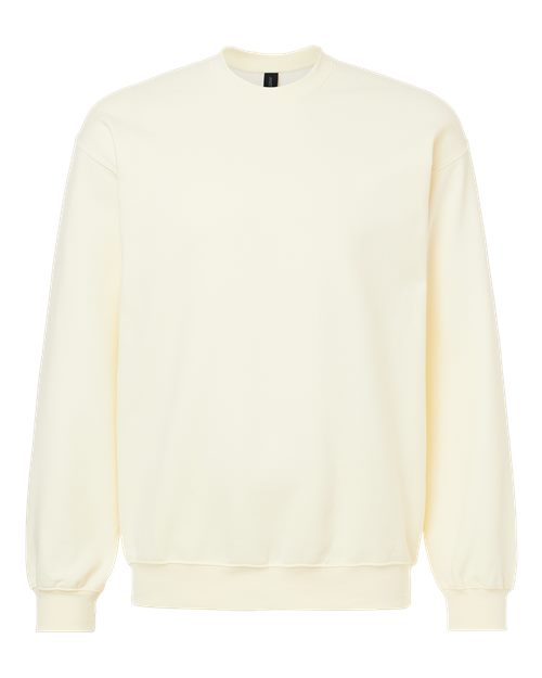 Unisex Softstyle® Midweight Crewneck Sweatshirt - Off White Front