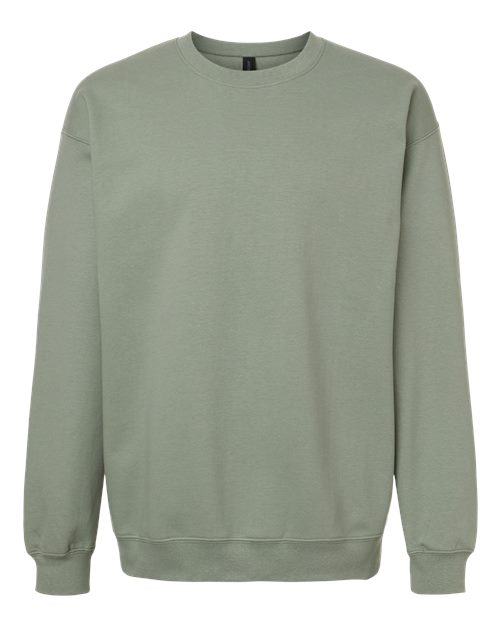 Unisex Softstyle® Midweight Crewneck Sweatshirt - Sage Front