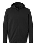 Independent Trading Co. Unisex Perform Full-Zip Hooded Sweatshirt - Black Front