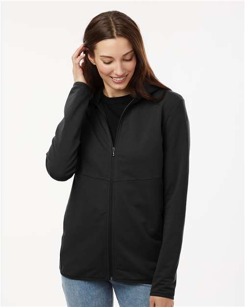 Independent Trading Co. Unisex Perform Full-Zip Hooded Sweatshirt - Model Front