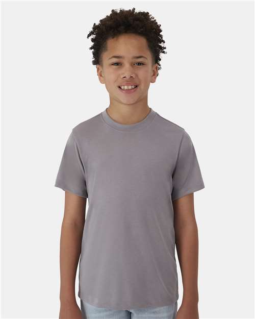 Youth Cool DRI® Cotton Touch T-Shirt - Graphite Front