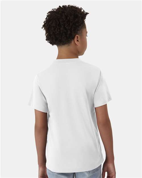 Youth Cool DRI® Cotton Touch T-Shirt - White Back
