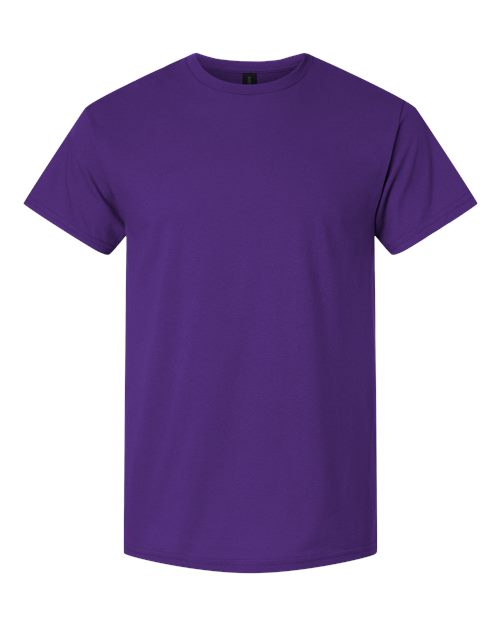 Gildan Unisex Light Cotton T-Shirt - Purple Front