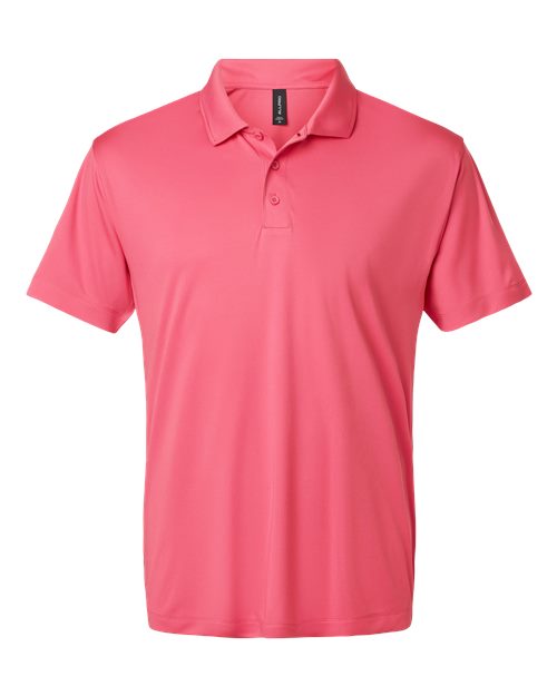AllPro Men's Pro-Lock Performance Polo - Bright Pink Front