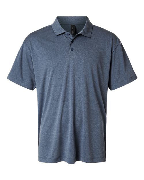 Men's Pro-Lock Performance Polo - Heather Navy Front